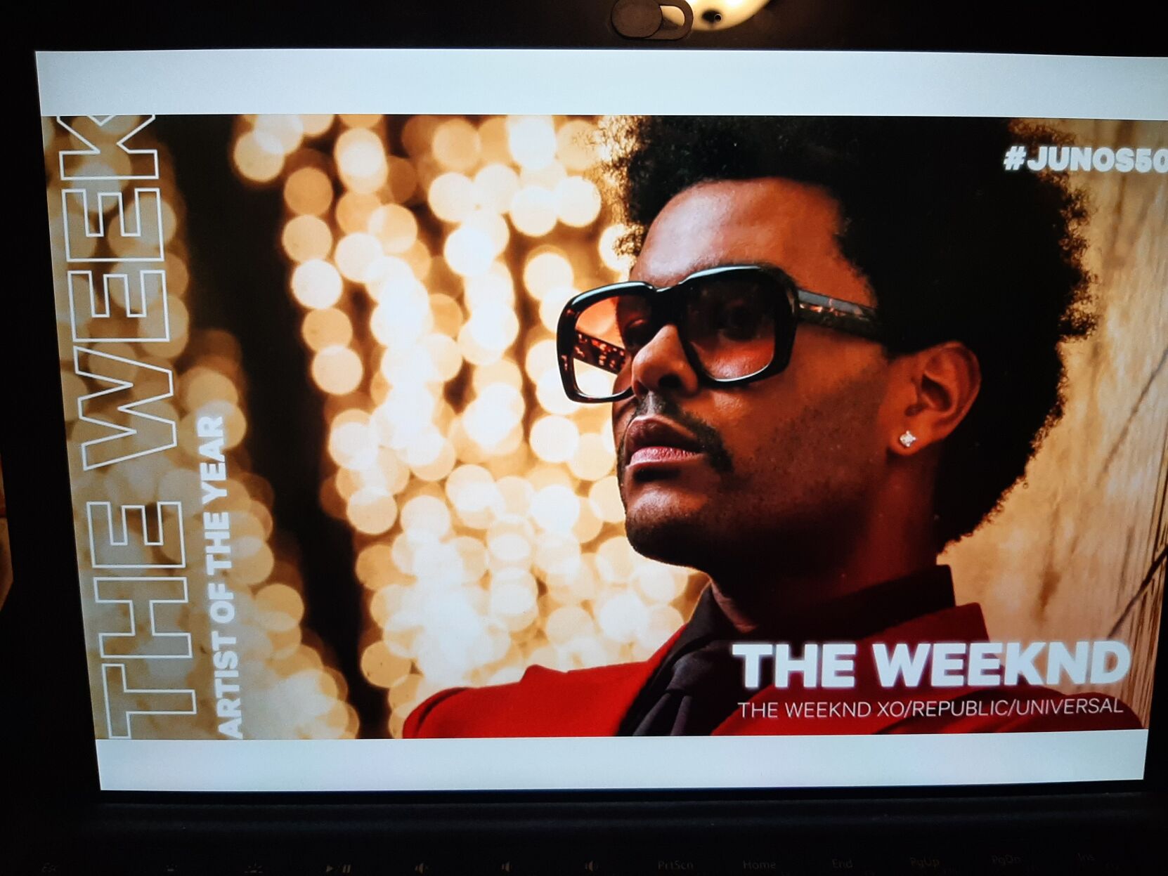 The Weeknd Juno Nomination